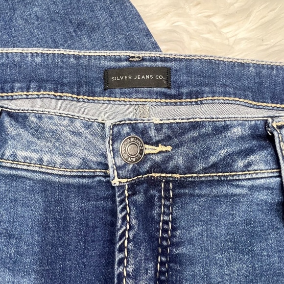 👖|•SILVER JEANS•| Boyfriend Stretch Jeans Size 20 / L29👖 - Picture 5 of 8